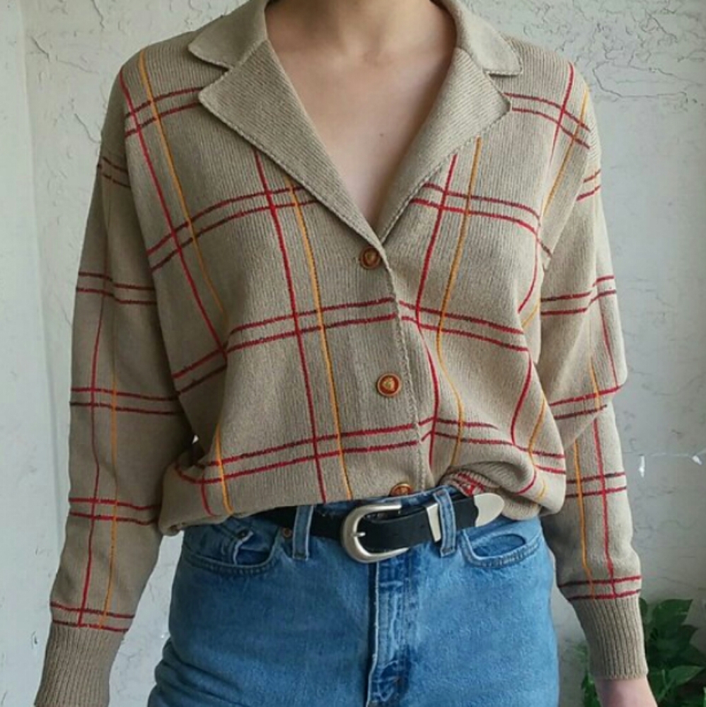 Vintage collared sweater